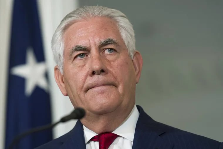 Rex Tillerson is out as secretary of state.