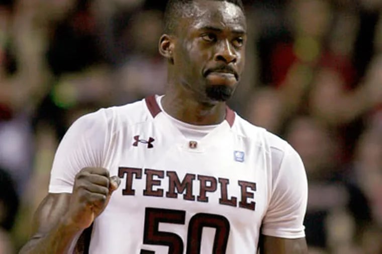 Former Temple center Micheal Eric signed with the Cavaliers on Friday. (AP Photo/H. Rumph Jr )