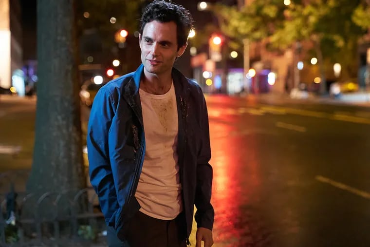 Penn Badgley stars in Lifetime's "You," which premieres on Sept. 9, and is based on a novel by Caroline Kepnes