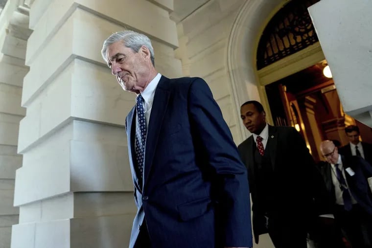 Former FBI Director Robert Mueller, the special counsel probing possible Russian interference in the 2016 election.