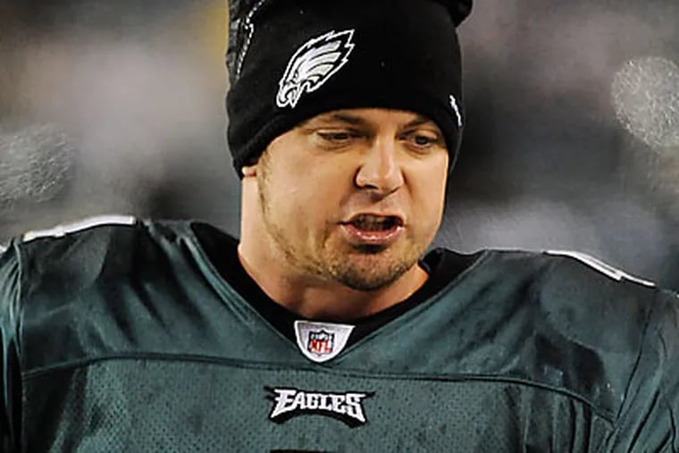 Kevin Kolb has yet to take full ownership of the starting quarterback position. (Clem Murray/Staff Photographer)