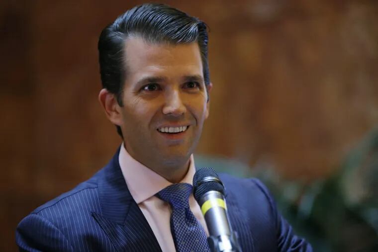 Donald Trump Jr. met with a Russian lawyer in June 2016 who claimed she could provide damaging information about Hillary Clinton.