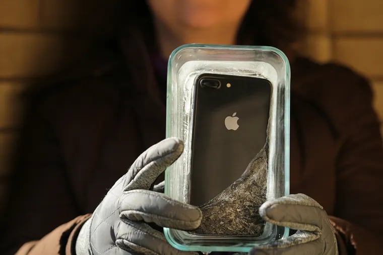 We at The Inquirer froze an iPhone in ice to help tell this column of a self-imposed Smartphone ban. We at The Inquirer enjoyed doing this very much.