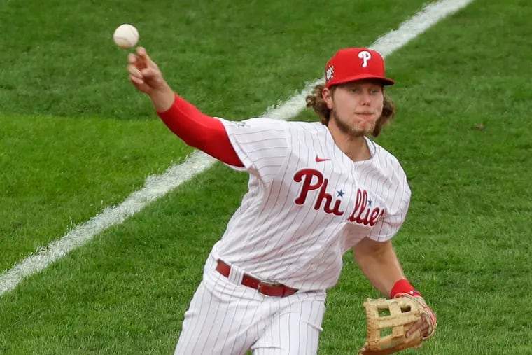Phillies third baseman Alec Bohm is a finalist for NL Rookie of the Year.