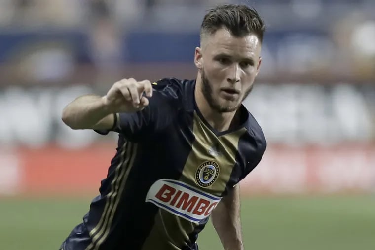 Union defender Keegan Rosenberry’s arrival off the bench during Saturday’s 2-2 draw at San Jose broke a streak of 13 straight games without playing.