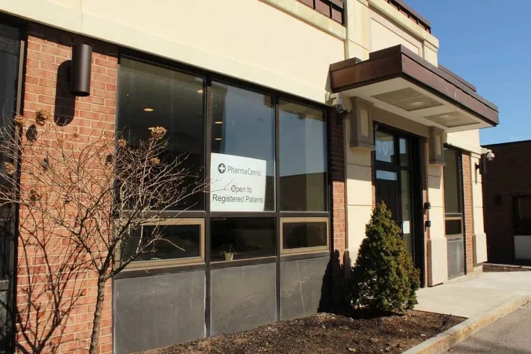 A PharmaCann medical marijuana dispensary in Albany, N.Y. The company plans on opening a dispensary near the Franklin Mills Mall. The mall is seeking to block it.