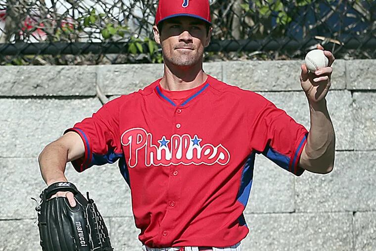 Phillies left-handed starting pitcher Cole Hamels. (Yong Kim/Staff Photographer)