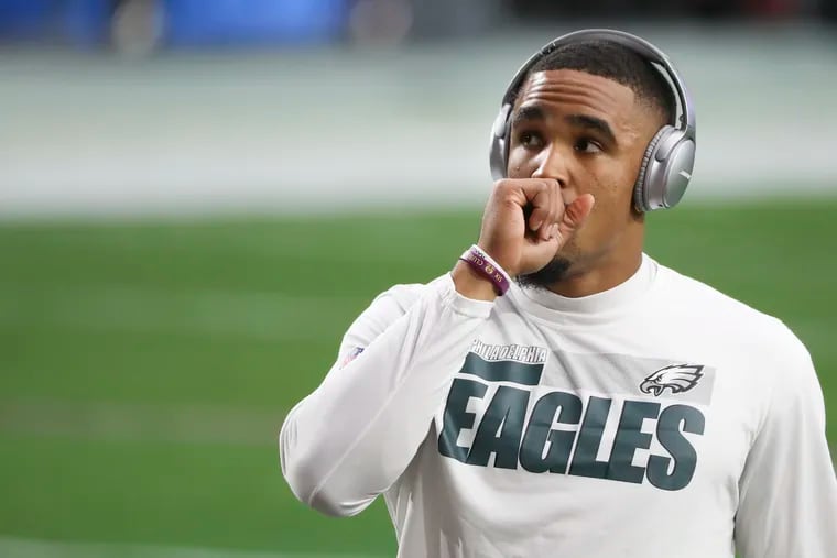 Eagles quarterback Jalen Hurts created positive change in his first two career starts, earning the job against the Dallas Cowboys in Week 16.