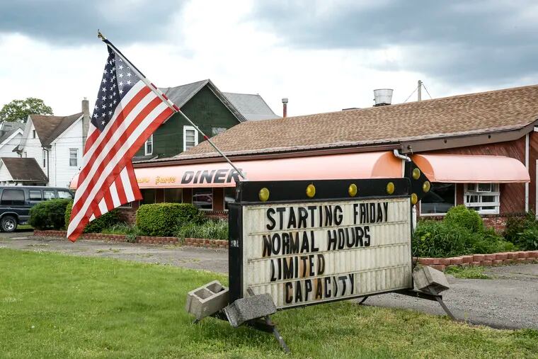 The Banana Curve Diner in Sayre is open today as Bradford County goes green during the coronavirus in Pennsylvania, Friday,  May 29, 2020