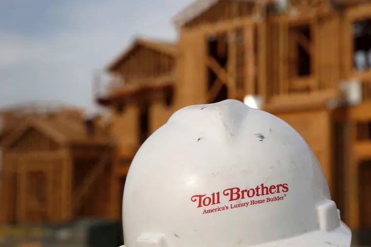 Toll Bros.' CEO attributed the luxury home builder's growth in part to its branching out to California.
