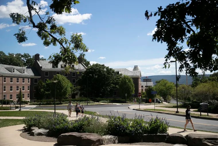 A quiet Penn State campus is photographed in State College on Sept, 5, 2020. Pennsylvania graduates carry the nation’s highest student loan debt with an average balance of $36,193, according to Peterson’s annual survey.