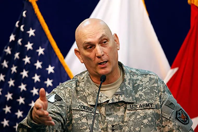 Gen. Raymond Odierno is commanding general in Iraq. (Hadi Mizban / Associated Press)