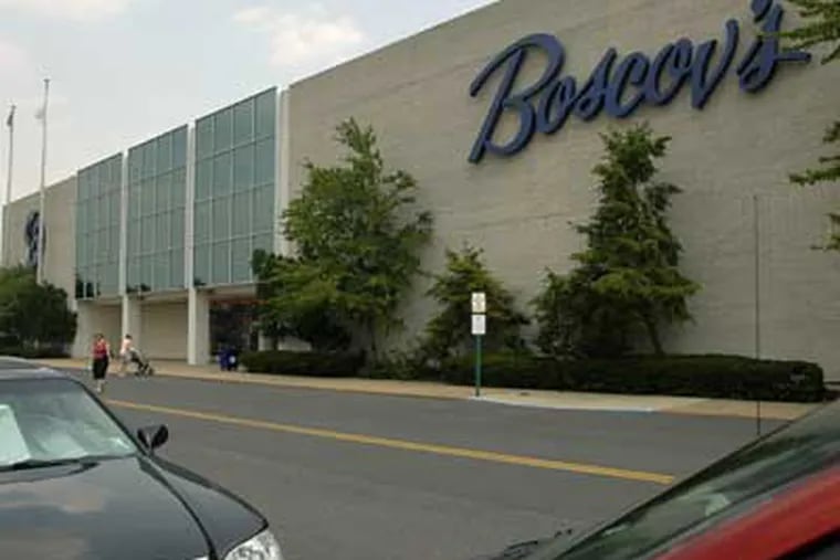 Boscov's, the Reading-based department store chain, is reopening some stores in Philly's Pa. suburbs but not in New Jersey  Pictured here is Boscov's at the Moorestown Mall. (Jonathan Wilson/Inquirer)