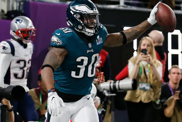 Corey Clement had his national coming-out party in Super Bowl LII, catching four passes for 100 yards and a key touchdown.