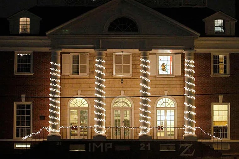 The Phi Kappa Psi fraternity house at the University of Virginia in Charlottesville on Friday.