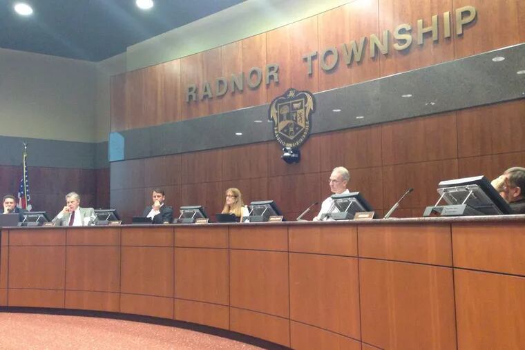 The Radnor Township Board of Commissioners convened for its bimonthly meeting Monday evening without President Philip Ahr.