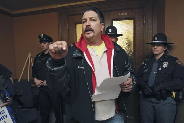 Randy Bryce, of Caledonia, Wis., is running against Paul Ryan for Congress in 2018.