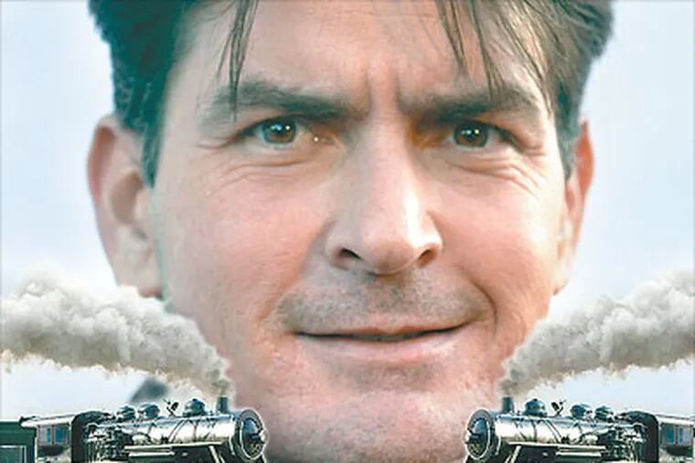 Charlie Sheen's nonstop Magical Meltdown Tour made a couple stops in Philly when the actor called into radio station Wired 96.5 on Thursday and yesterday to chat about what he knows best: Charlie. (Associated Press & Daily News photo illustration)
