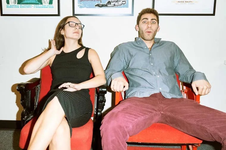 Kristin Fretz and Joe Vela are the founders of Fishtown-based Emojibator.