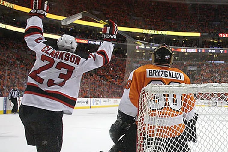 The Flyers couldn't get past the Devils after getting the first win in the series. (Yong Kim/Staff Photographer)