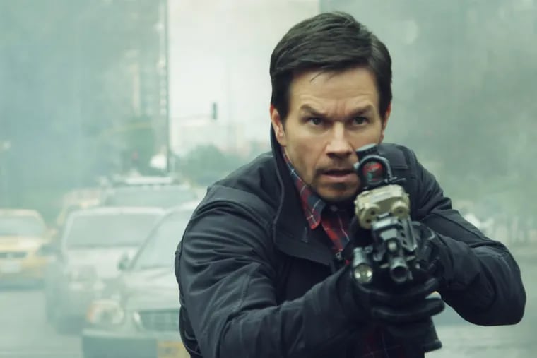 This cover image released by STXfilms shows Mark Wahlberg in a scene from "Mile 22."