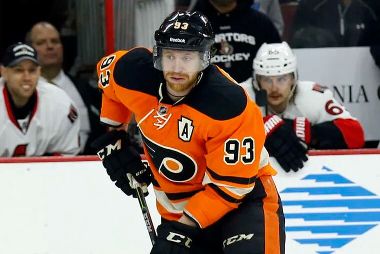 The Flyers' Jake Voracek , who had 81 points this season, was selected No. 7 by Columbus in 2007. That's where the Flyers will be picking this year. YONG KIM / Staff Photographer