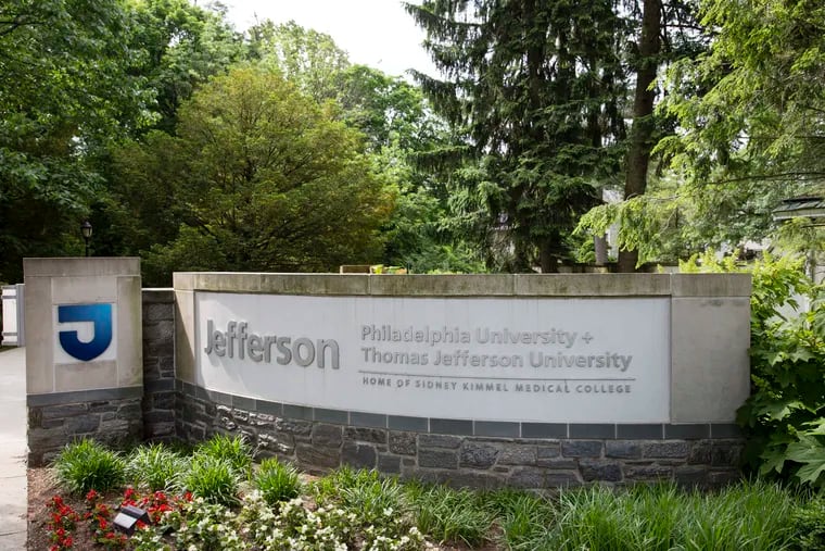Thomas Jefferson University East Falls campus in Philadelphia, Thursday, May 23, 2019. (AP Photo/Matt Rourke)