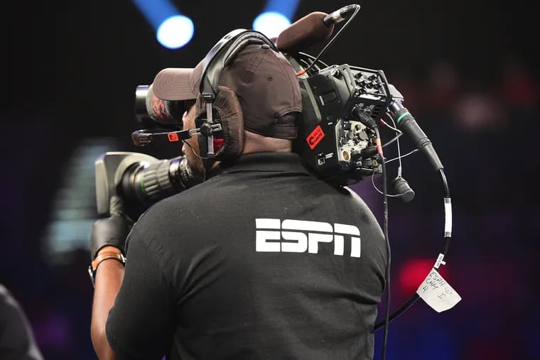 ESPN will be covering three sporting events in Philadelphia over the weekend - UFC at the Wells Fargo Center, boxing at 2300 Arena and Sunday night's Phillies game at Citizens Bank Park.