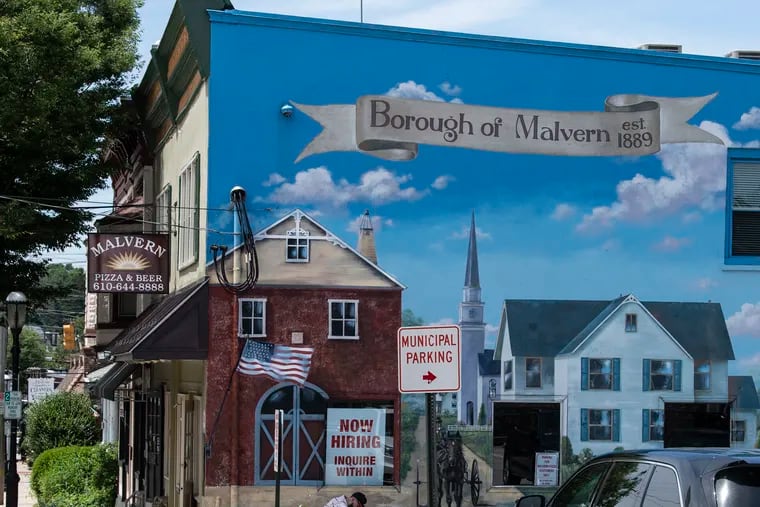 A mural in downtown Malvern photographed on June 12, 2019.