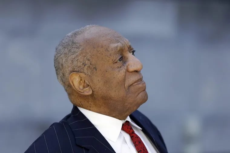 Bill Cosby departs after his sexual assault trial, Friday, April 20, 2018, at the Montgomery County Courthouse in Norristown.