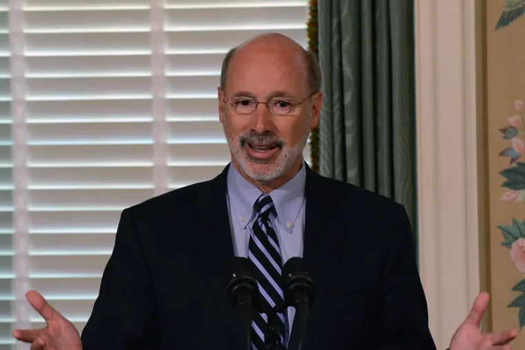 Gov. Tom Wolf hopes to get bipartisan support for more revenue. (AP Photo/Marc Levy)