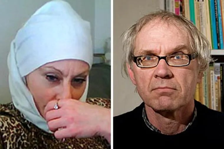 Colleen LaRose of Pennsburg (left), shown here in a photo from her website, is accused of plotting with Islamic extremists to kill Swedish artist Lars Vilks (right). (AP Photo / Bjorn Lindgren)