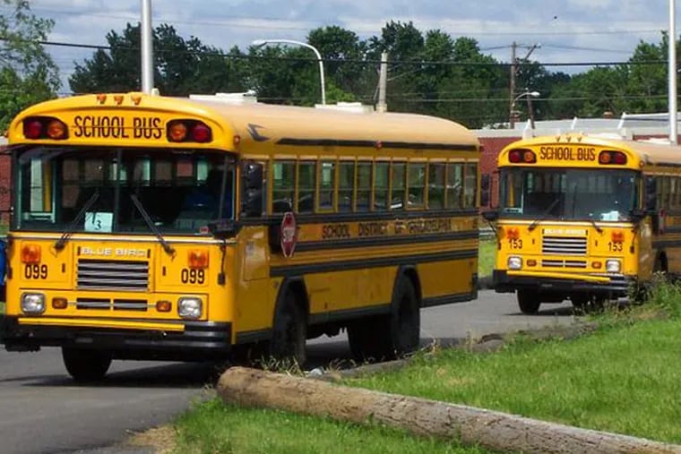 Philadelphia school buses. (School District of Philadelphia photo)