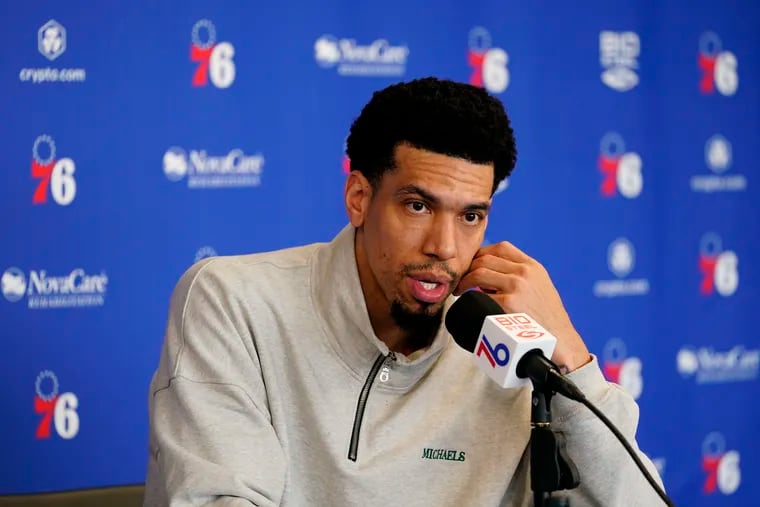 Danny Green was a member of the Sixers for the past two seasons before his playoff injury.