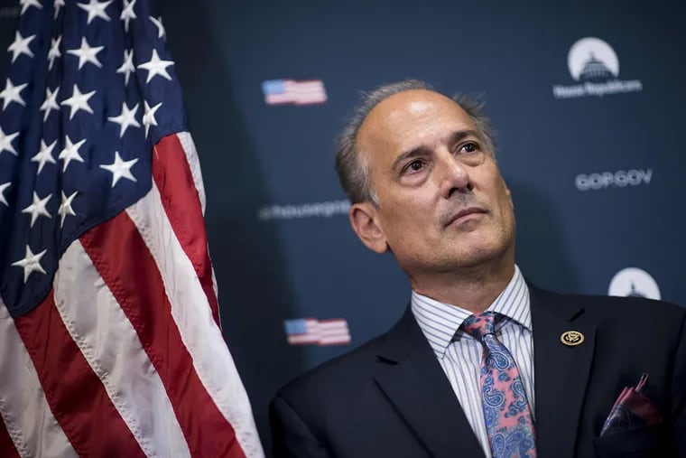 Tom Marino (R-PA) participates in the House GOP leadership press conference after the House Republican Conference meeting in the Capitol on Tuesday, September 27, 2016 in Washington. Marino's resignation this January triggered a special election to fill his spot, for Pennsylvania's 12th Congressional District, in May.