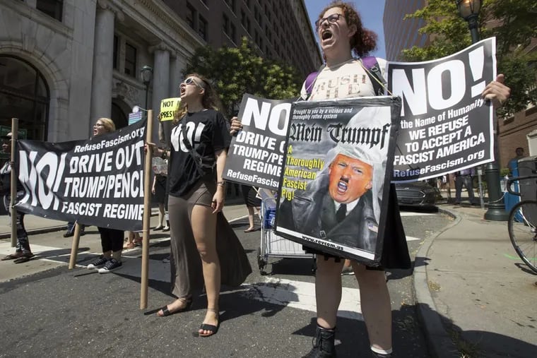 Attorney General Jeff Sessions was greeted by protesters when he came to  the “sanctuary city” of Philadelphia in July.