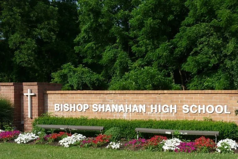 Parents and students at Bishop Shanahan High School in Downingtown protested the dress code change.