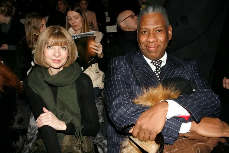 Vogue editor-in-chief Anna Wintour and Vogue editor at large André Leon Talley attended the presentation of the Oscar de la Renta fall 2007 collection on Feb. 5, 2007, during Fashion Week in New York.