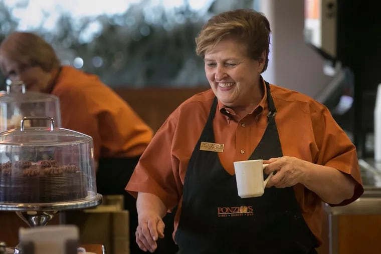 As she has done since 1966, Joan Browning serves coffee with a smile. The diner’s owners decided such dedication deserved special treatment. So did the mayor of Cherry Hill.