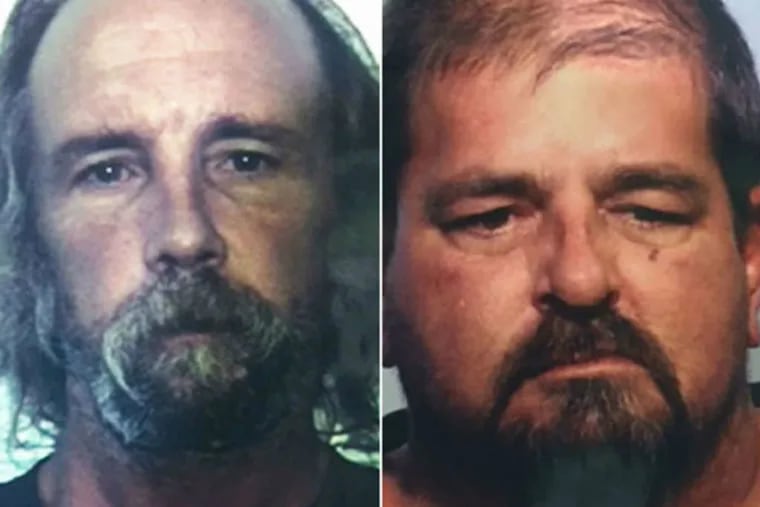 Robert Sanders, George Shaw, charged in connection with 14-year-old. Photos at time of arrest.