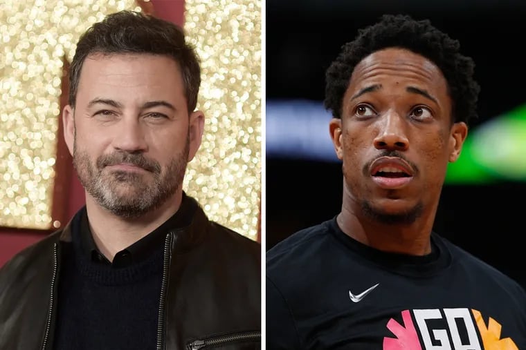 On Sunday night ahead of Game 2 of the NBA Finals, ABC host Jimmy Kimmel aired an unused sketch filmed in 2018 featuring current Spurs guard former Raptors All-Star DeMar DeRozan.