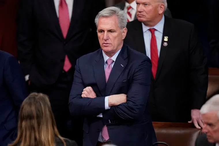 Rep. Kevin McCarthy (R., Calif.) listens during voting in the House chamber Friday as members sought to elect a speaker and convene the 118th Congress. The impasse, Kyle Sammin writes, is indicative of deep-seated mistrust along the political divide.