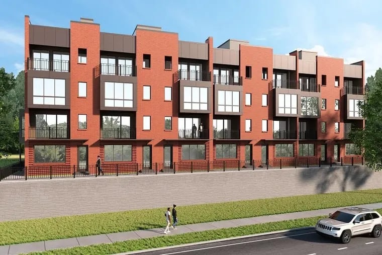 The HOW Group is building 21  townhouses,  called The  Overlook, in East Falls.