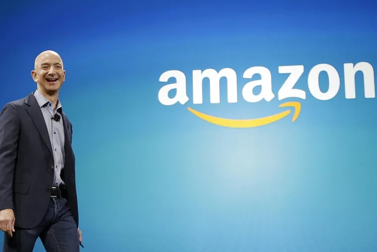 A Philadelphia-area executive has been hired at the chief operating office of a health-care joint venture formed this year by Amazon, Berkshire Hathaway, and JP Morgan. Shown is Amazon CEO Jeff Bezos.