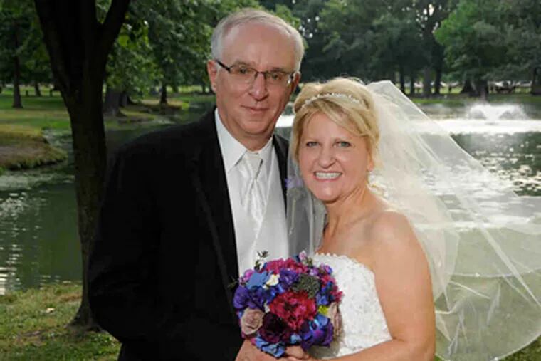 Rita Pierok and Joe Tkachyk were married June 24, 2011 in Cherry Hill, NJ (Curt Hudson Photography)