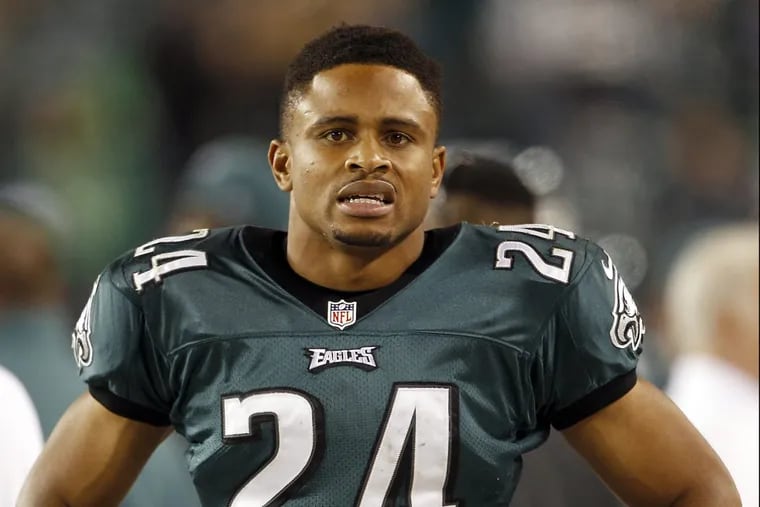 Forrner Eagles’ cornerback Nnamdi Asomugha, shown here November 11, 2012,  will star in the upcoming movie ‘Crown Heights’
