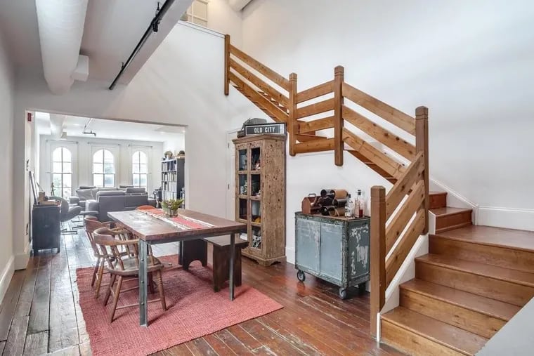 This two-bedroom condo in Old City is on the market for $545,000.