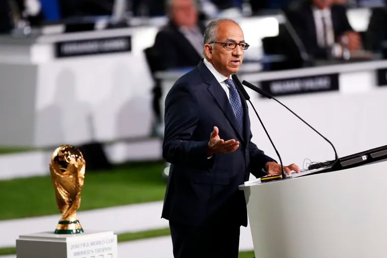 United States Soccer Federation president Carlos Cordeiro at the FIFA Congress in Moscow where the 2026 World Cup host vote was decided.