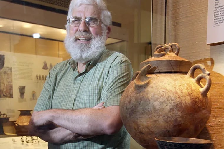 Patrick McGovern, a Penn archaeologist, has chemical evidence of Etruscan wine in vessels found in France. (Michael Bryant / Staff Photographer)