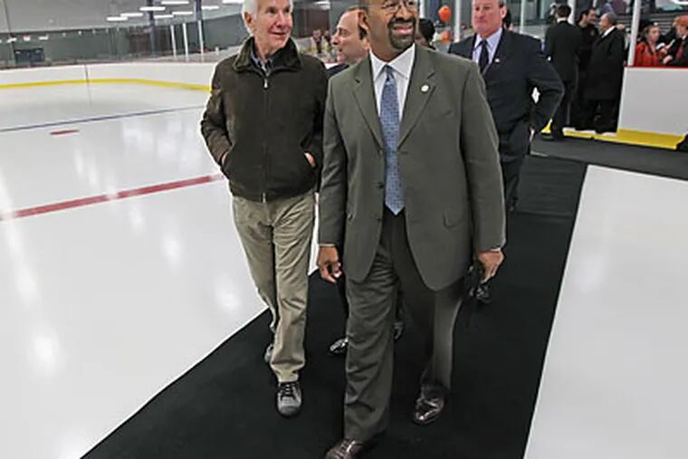 The Ed Snider Youth Hockey Foundation paid to renovate a community ice rink in West Philadelphia. (Michael Bryant/Staff Photographer)